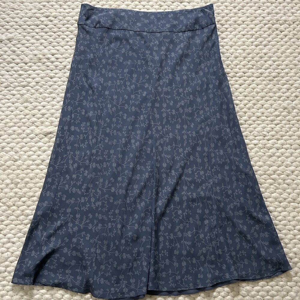 Sundance 100% Silke A line Floral Maxi Skirt
